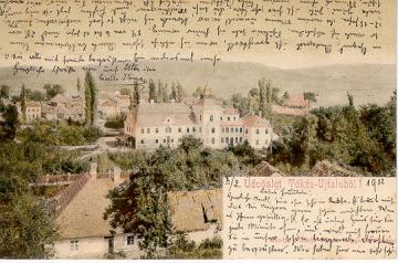 Farebná pohľadnica, vydaná okolo roku 1900, odoslaná r.1902 z Brodzian do Nemecka, vydavateľ Platzkó Gyula, Topoľčany Farebná pohľadnica, vydaná okolo roku 1900, odoslaná r.1902 z Brodzian do Nemecka, vydavateľ Platzkó Gyula, Topoľčany